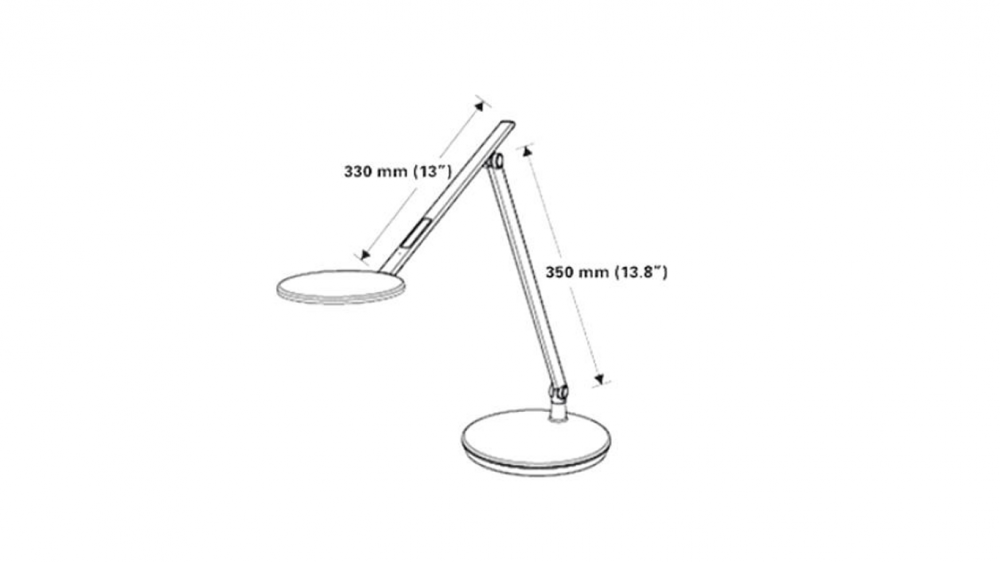 Humanscale Nova led bureaulamp